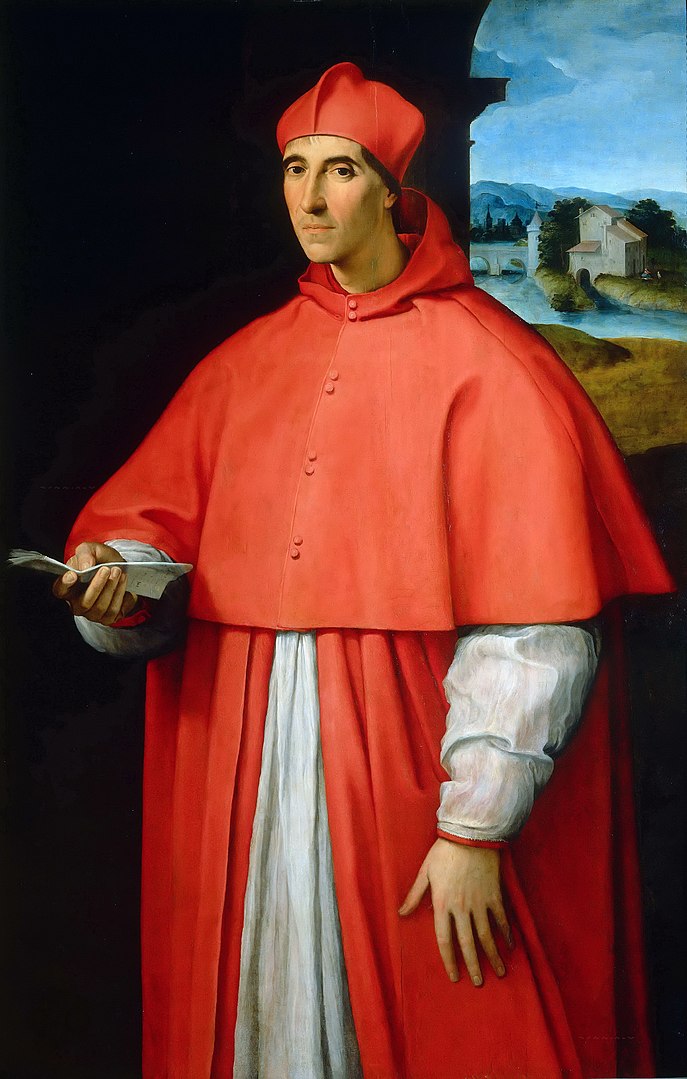 Raffael, Portrait des Kardinals Alessandro Farnese, ca. 1509-1511